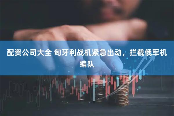 配资公司大全 匈牙利战机紧急出动，拦截俄军机编队